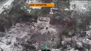 Crew Bails and Is Hunted Down After Russian APC is Rocked by Ukrainian Drone