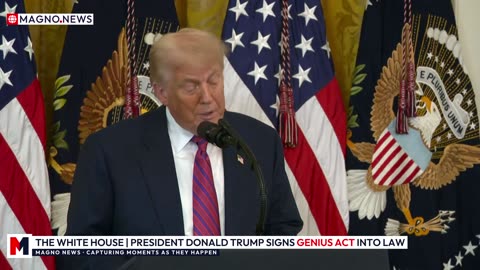 🇺🇸 President Trump Delivers on Crypto Promise, Signs Genius Act for Stablecoins [LIVE]