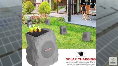 5 CORE Outdoor Speakers Bluetooth Waterproof Pair Linkable TWS Patio Pool Garden