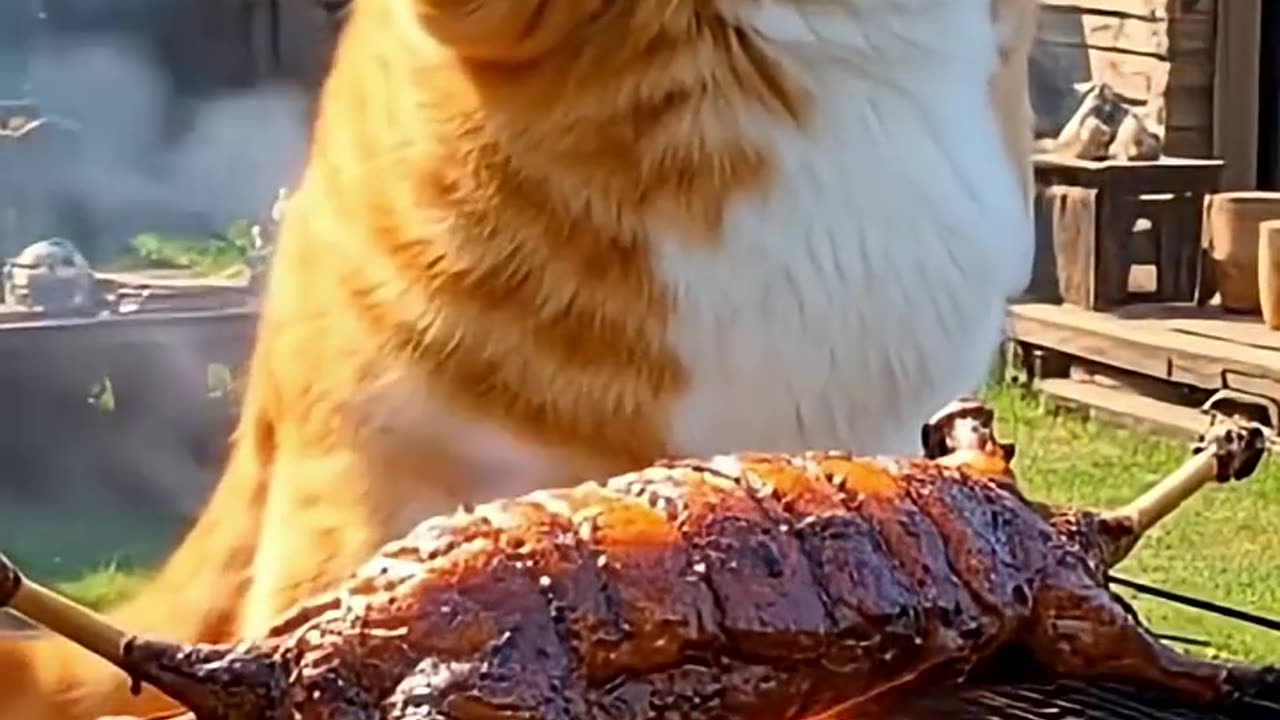 Ai cat and tiger funny video #laughing #funnyvideo #aivideo #catshorts #funnyshorts