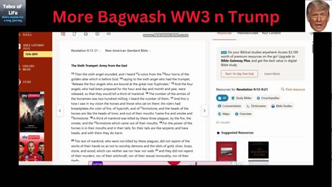 More Bagwash WW3 n Trump