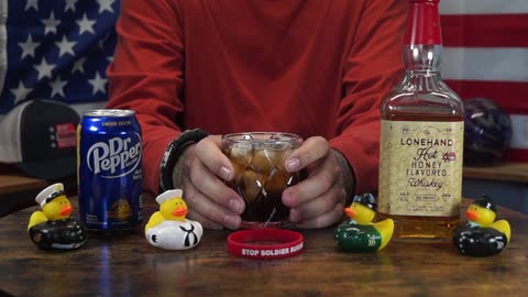 Nicolas Kangos - Lonehand Hot Honey Whiskey & Dr Pepper Dark Berry Soda