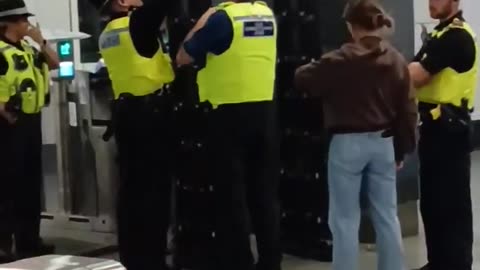 Newcastle's Haymarket metro station now fitted with metal detectors.