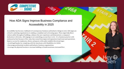 How ADA Signs Improve Business Compliance and Accessibility in 2025