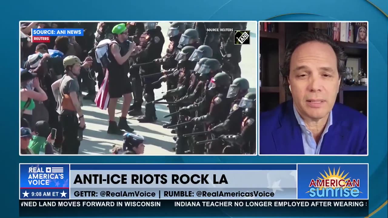 ANTI-ICE RIOTS ROCK L.A.