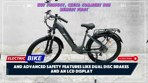 DYU C1 Electric Bike 350W Motor 36V 10AH Battery 26 Inch Tire Electric Bicycle