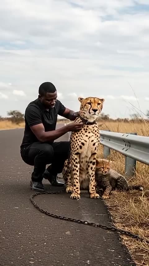 A Kind Man Saved a Cheetah