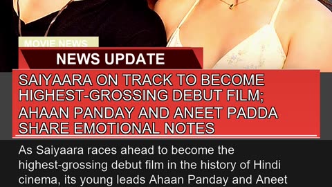 Saiyaara on Track to Become Highestgrossing Debut