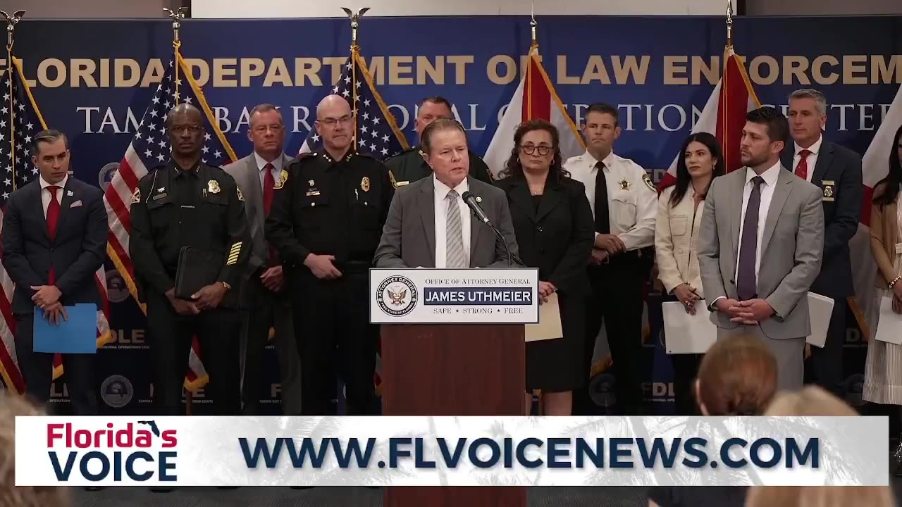 U.S. Marshals & FLA officials “Operation Dragonfly” child trafficking bust