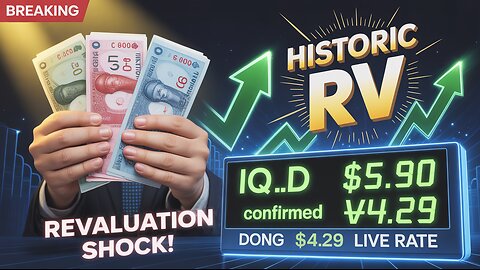 Iraqi Dinar 💥 Historic! IQD $5.90 & Dong $4.29 – Revaluation Rates Confirmed!