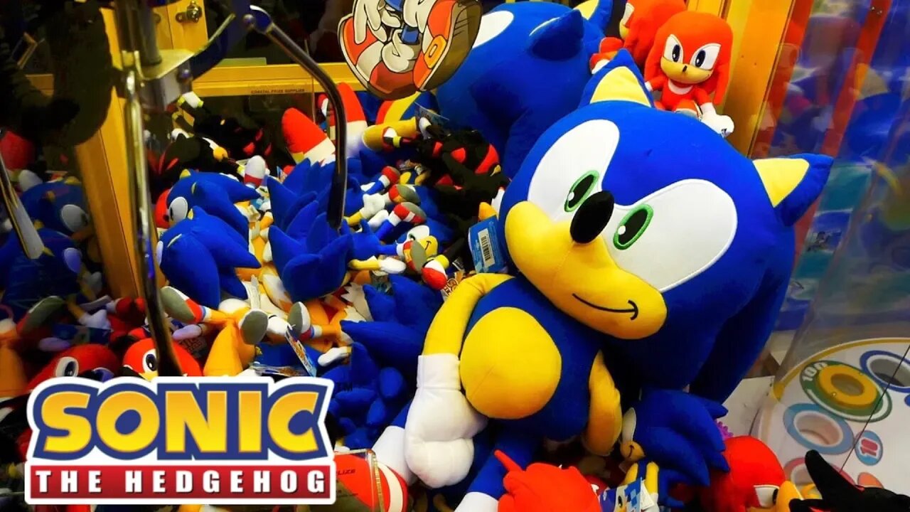 SONIC THE HEDGEHOG CLAW MACHINE!