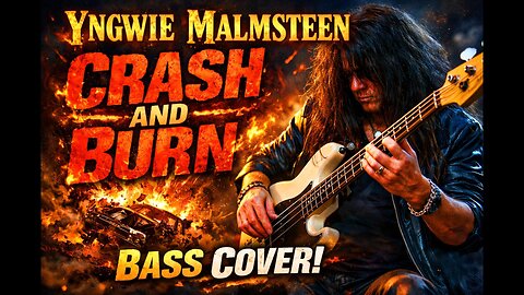 Yngwie Malmsteen Crash and Burn Bass Cover – Neo-Classical Metal Bass 🇸🇪
