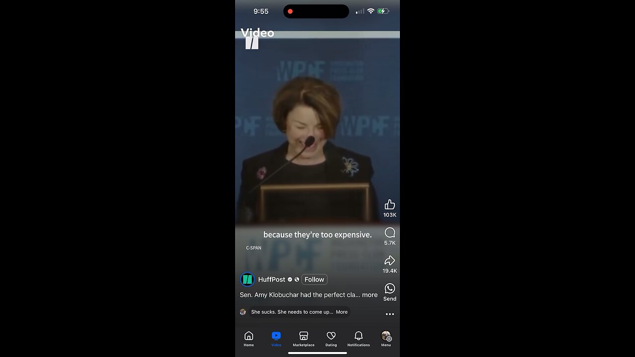 Sen Klobuchar. D Minn.