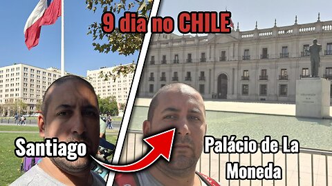 Visitando Palácio de la Moneda em Santiago - CHILE