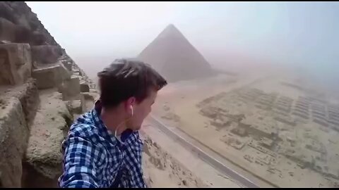 Climbing to the Top of the Great Pyramid of Giza
