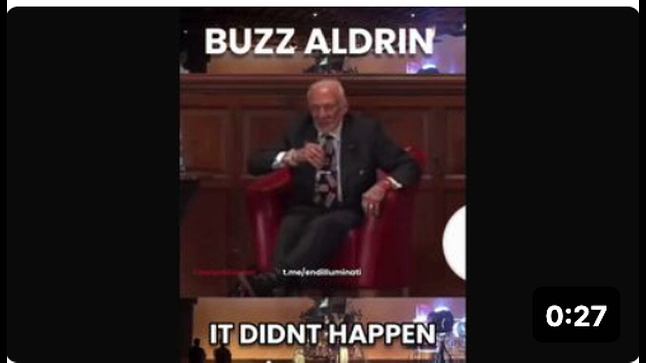 "Buzz Aldrin: The Moon Landing Didn't Occur"