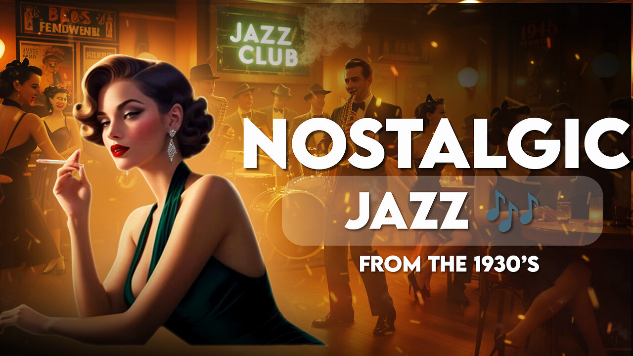 Jazz from the 1930s with a nostalgic feel