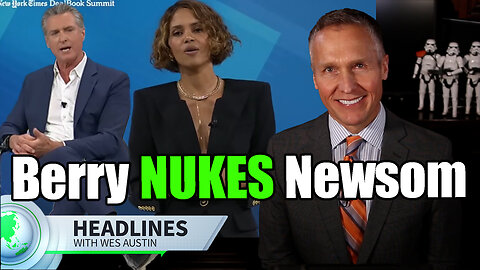 Halle Berry Stuns Crowd: Says Gavin Newsom Should NOT Be President