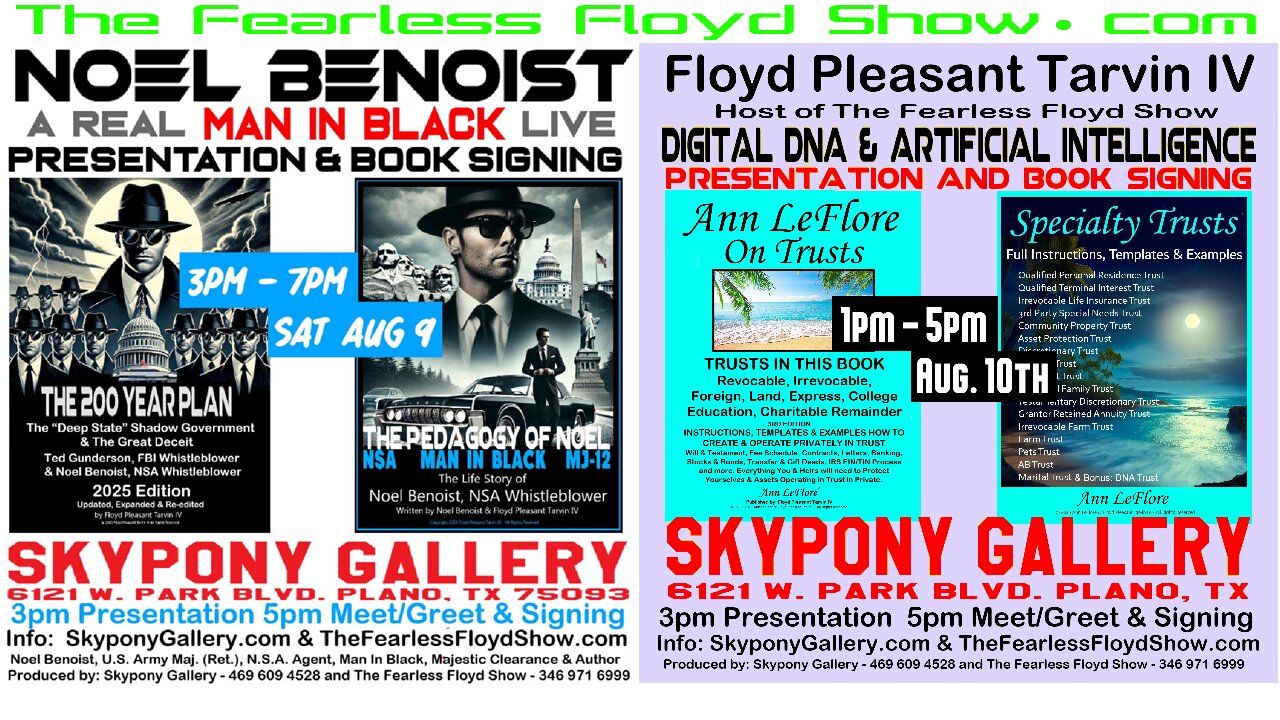 LIVE FREE EVENT IN DFW . . .