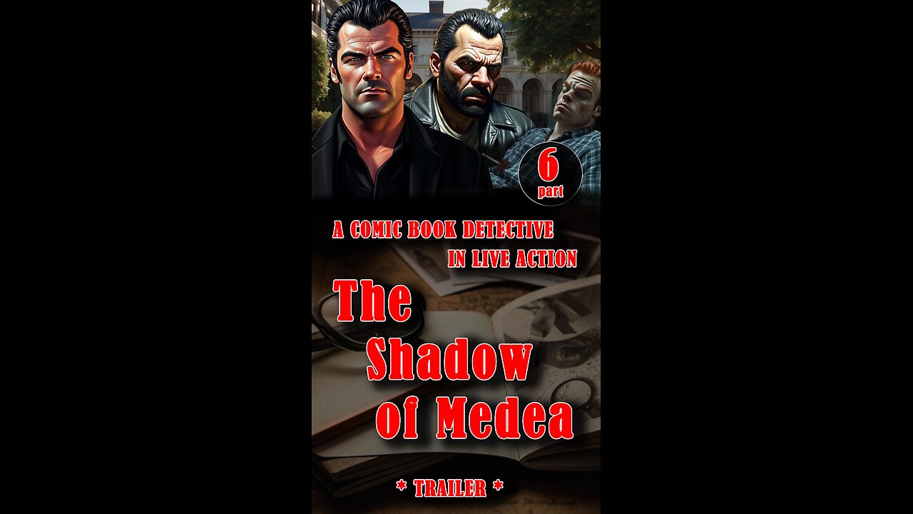 The Shadow of Medea Part 6 *TRAILER* | Ai Detective Story | A Comic Book Detective in Live Action