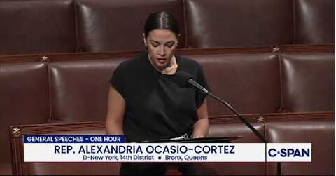 Alexandria Ocasio-Cortez (D-NY) on Resolution Honoring Charlie Kirk