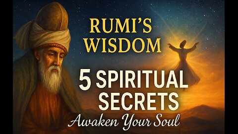 Rumi's Wisdom: 5 Spiritual Secrets, Awaken Your Soul