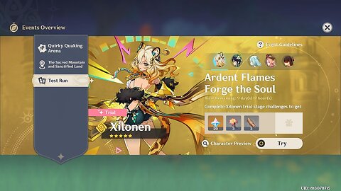 "Ardent Flames Forge the Soul" Xilonen - Genshin Impact - Version 5.5 - Phase 2 Banners
