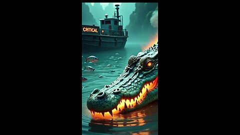 River King: 200ft Crocodile Terrorizes the Flooded City 🐊💥"