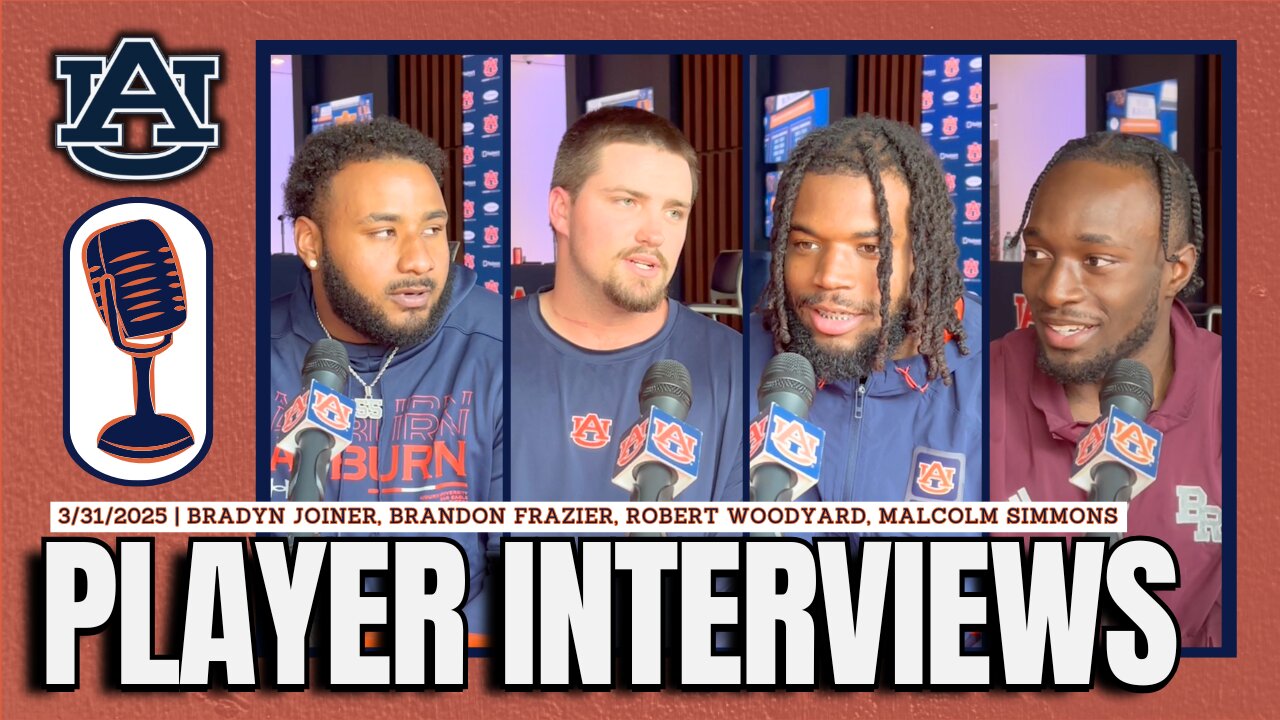 Malcolm Simmons and More Auburn Football Players | Q&A 3/31/25