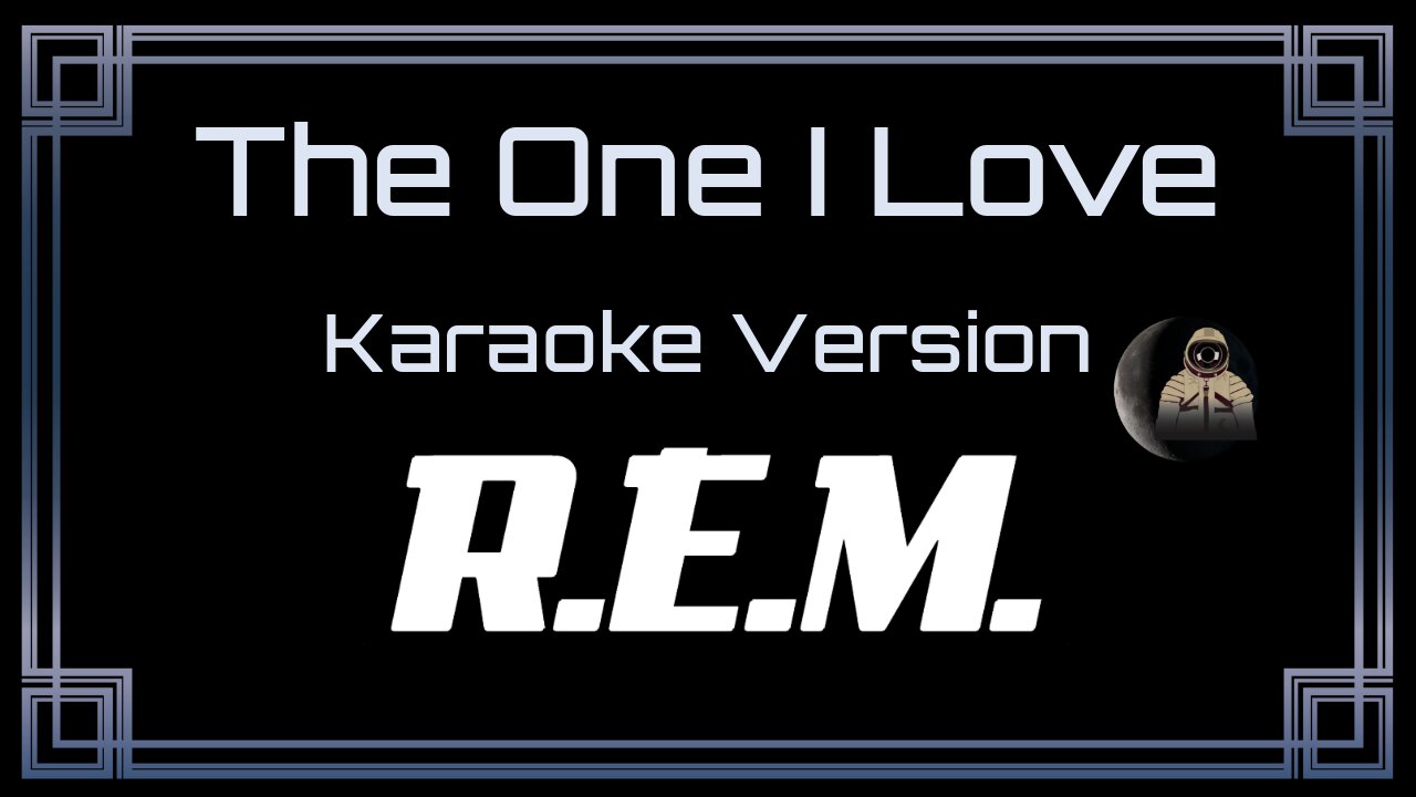 R.E.M. (Rapid Eye Movement) - The One I Love (CC)