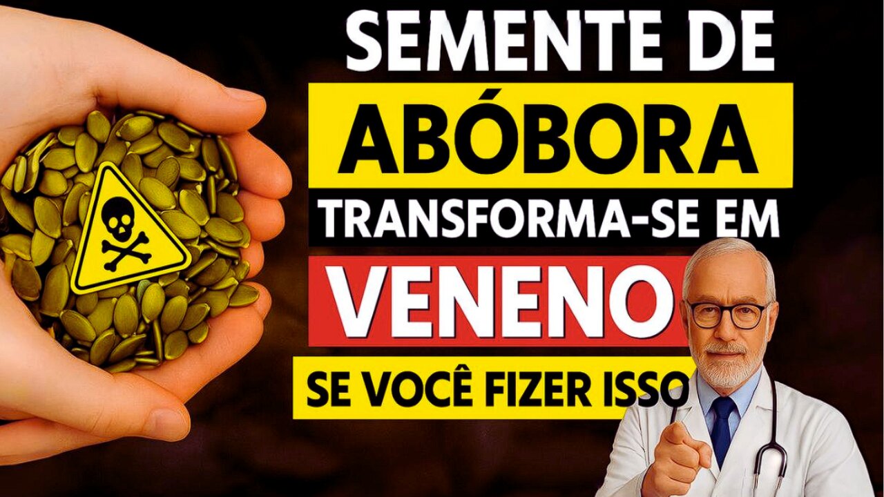 PARE DE FAZER ISSO! Sementes de abóbora estão causando danos IRREVERSÍVEIS no seu corpo