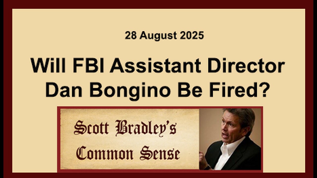 Will FBI Assistant Director Don Bongino be Fired?