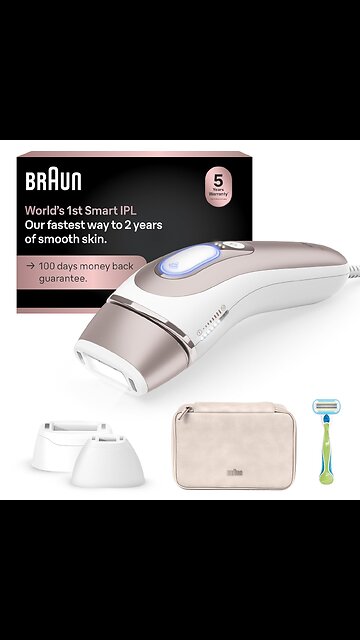 Braun Smart IPL, Skin i·Expert Pro 7 at Home Laser Hair Removal