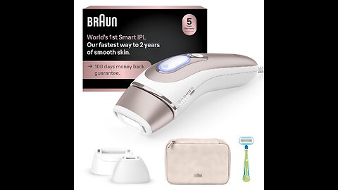 Braun Smart IPL, Skin i·Expert Pro 7 at Home Laser Hair Removal