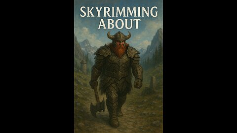Playing Skyrim And Relaxing
