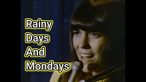 Rainy Days and Mondays – The Carpenters Live on BBC (1971 Remastered Performance)