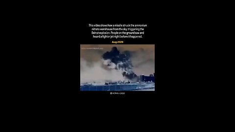 video evidence exposing israel behind the 2020 Beirut explosion