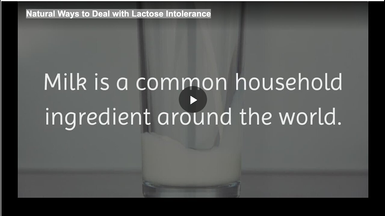 "Dealing with Lactose Intolerance: A Guide to Natural Solutions"