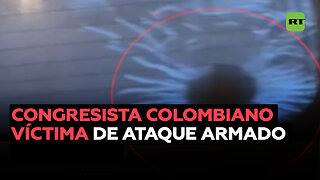 Congresista colombiano es atacado a disparos