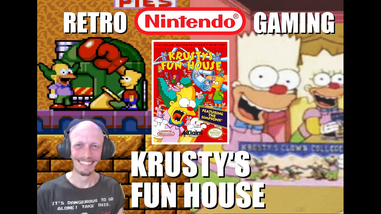 Krusty's Fun House (NES): Help Krusty the Clown Clear his Rat-Infested House by Solving Puzzles