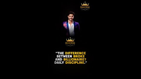 The Billionaire Mindset: The Power of Daily Discipline |@billionairemindsetworld #billionairemindset
