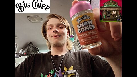 Reviewing Big Chief Snow cones THCA Pre-Rolls Mango Freeze POP(Cured my anxiety) Hotbox sesh vibes