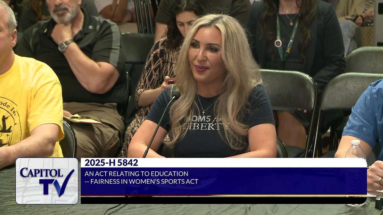 Amy Rodrigues Backs RI H5842 Protecting Female Sports From The Erosion Of Fairness By Biological Males