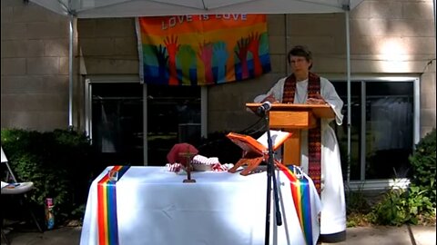 BISHOP OF MARY MAGDELENE CHURCH IN EAST ROCHESTER NY USING JESUS TO CONDONE SIN & INEQUALITY WITH LOVE