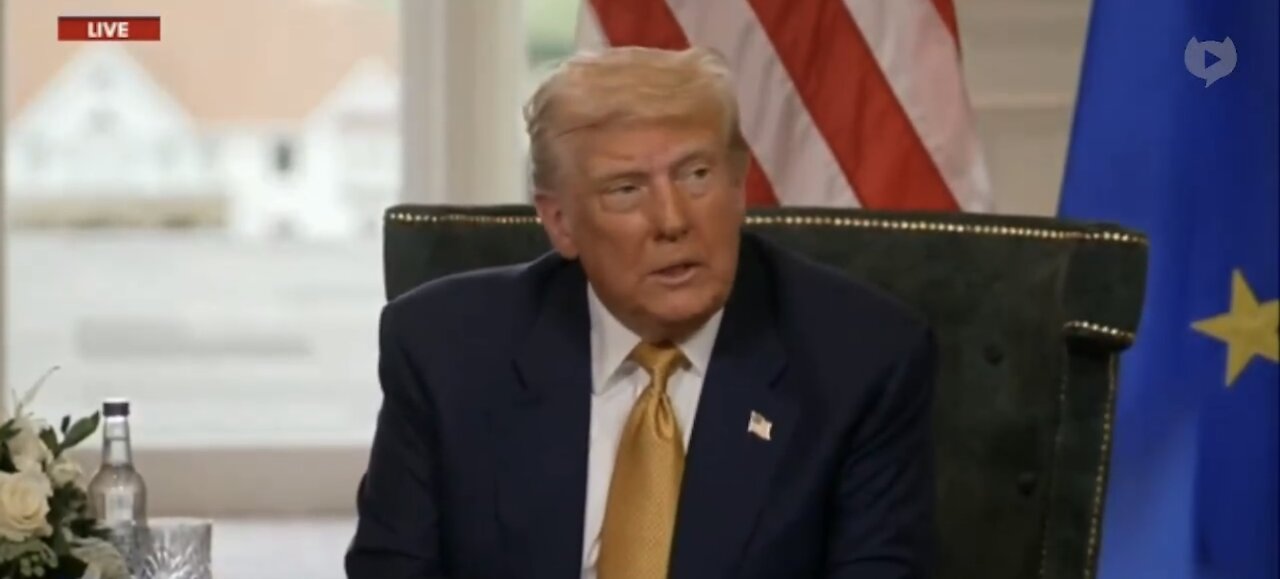 TRUMP❤️🇺🇸🥇🪽🕺MEET WITH E.U🤍🇺🇸🏅🪽🇪🇺🤝COMMISSION IN SCOTLAND💙🇺🇸🏅🪽🏰🏴󠁧󠁢󠁳󠁣󠁴󠁿⭐️