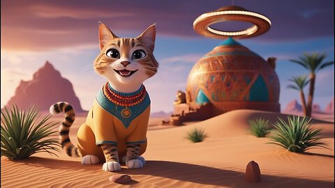 The Feline Explorer and the Forgotten Oasis Storie