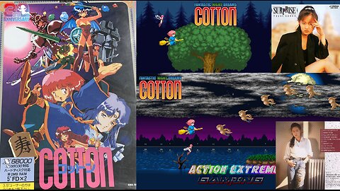 Cotton Fantastic Night Dreams Sharp x68000 Version Ending Credits + PC Engine CD's (Turbo Grafx CD Version) Soundtrack