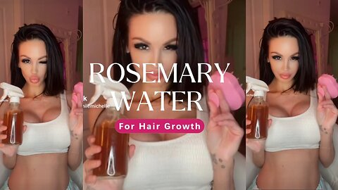 DIY Rosemary Spray For Hair Growth