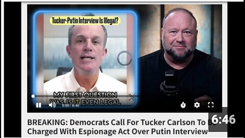"Democrats Demand Espionage Act Charges for Tucker Carlson Following Putin Interview"