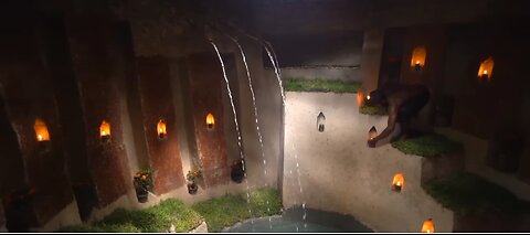 amazing underground house made with satisfaction #satisfying